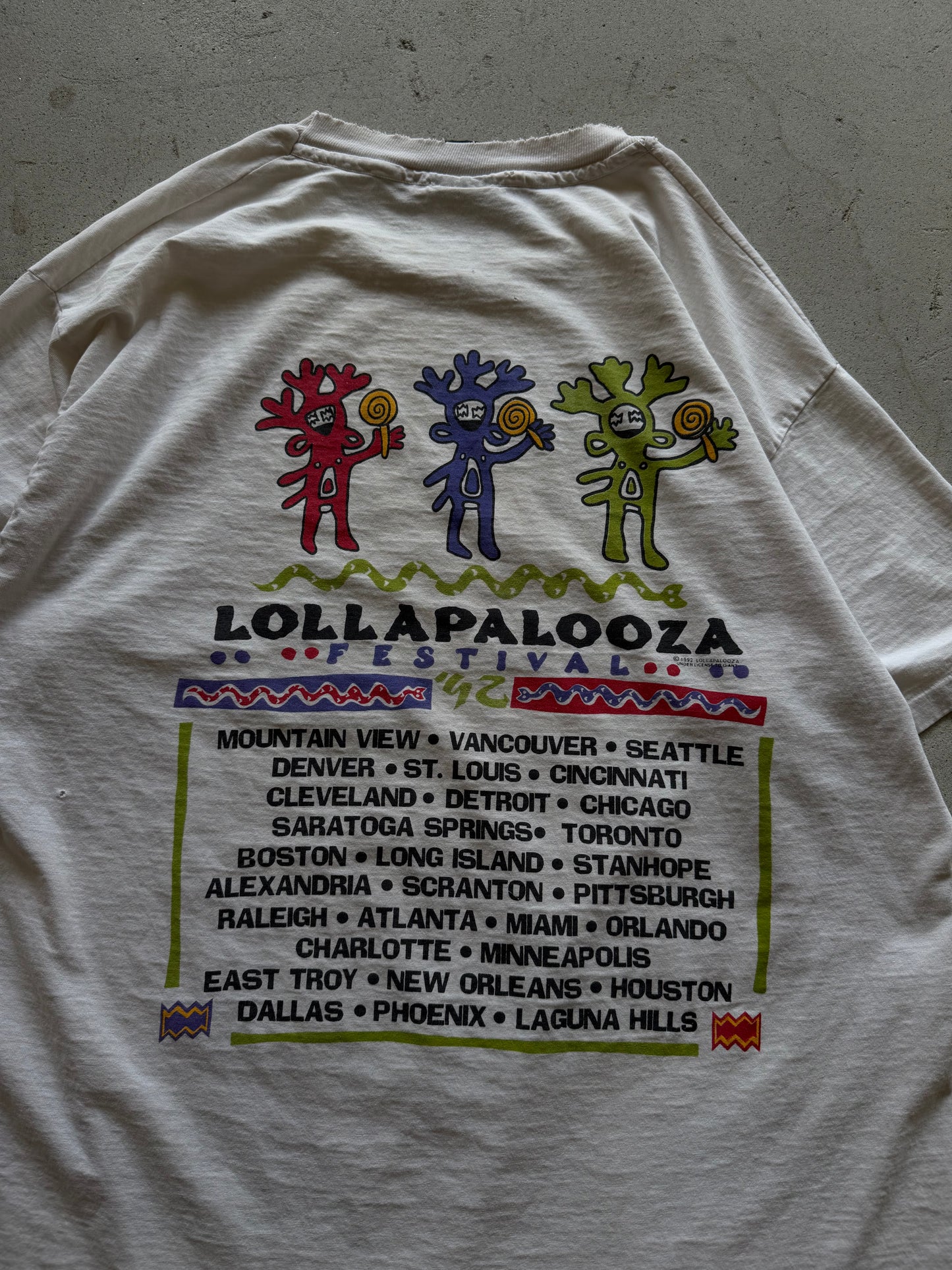 1992 Lollapalooza Shirt