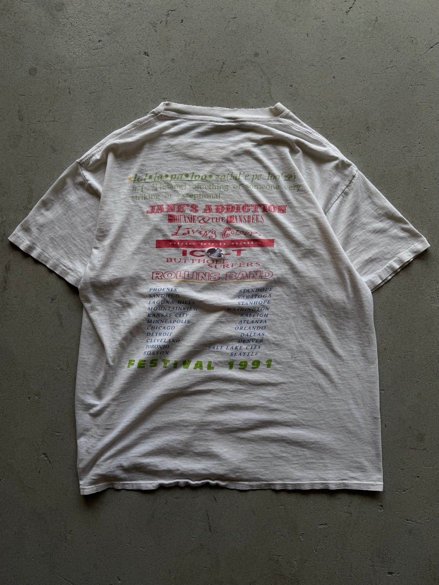 1991 Lollapalooza Shirt